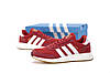 Чоловічі кросівки Adidas INIKI Red White (Червоні) Взуття Адідас Інікі повсякденні замш текстиль демісезон, фото 7