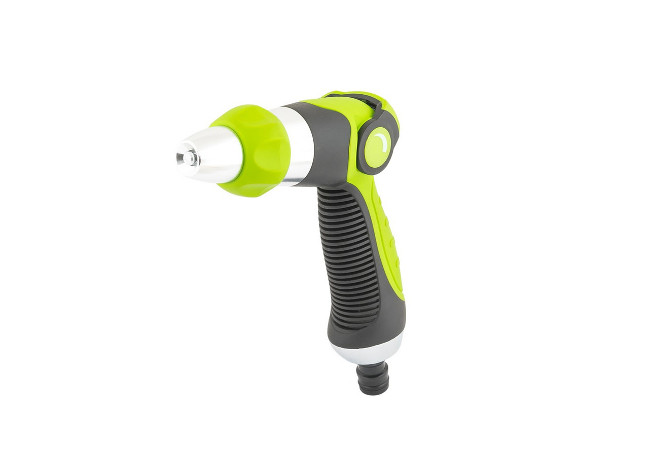 Пістолет для поливу MASTERTOOL 1/2" корпус ABS+метал покриття TPR плавне регулювання потоку води 92-9343, фото 1