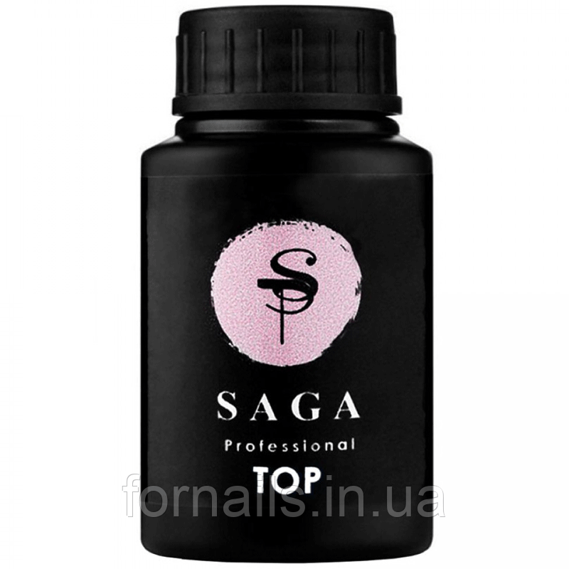 Топ для гель-лаку без липкого шару SAGA Top One, 30 мл