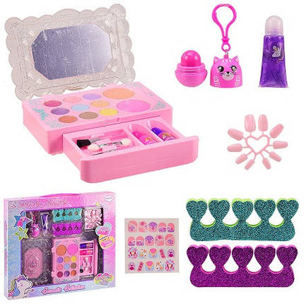 KMJ-1061 Косметика манікюр косметика, нігті, лаки, аксесуари, коробка 37*4.5*32 см, фото 1