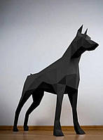 PaperKhan Набор для творчества доберман собака оригами papercraft 3D фигура развивающий набор антистресс