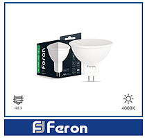 Світлодіодна лампа Feron LB-196 7W G5.3 4000K