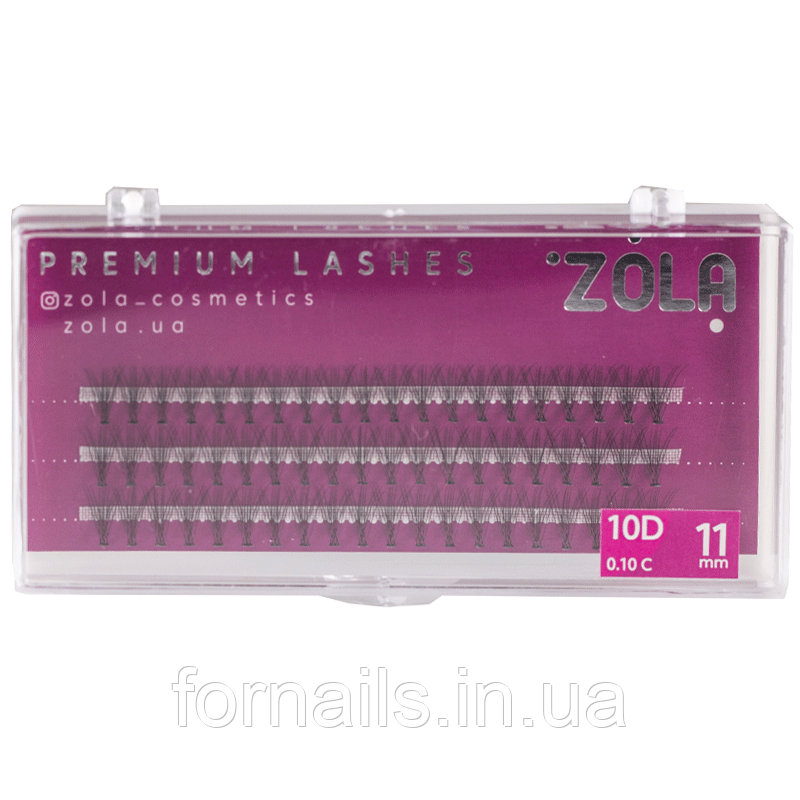 ZOLA Вії-пучки 10D (11 mm), фото 1