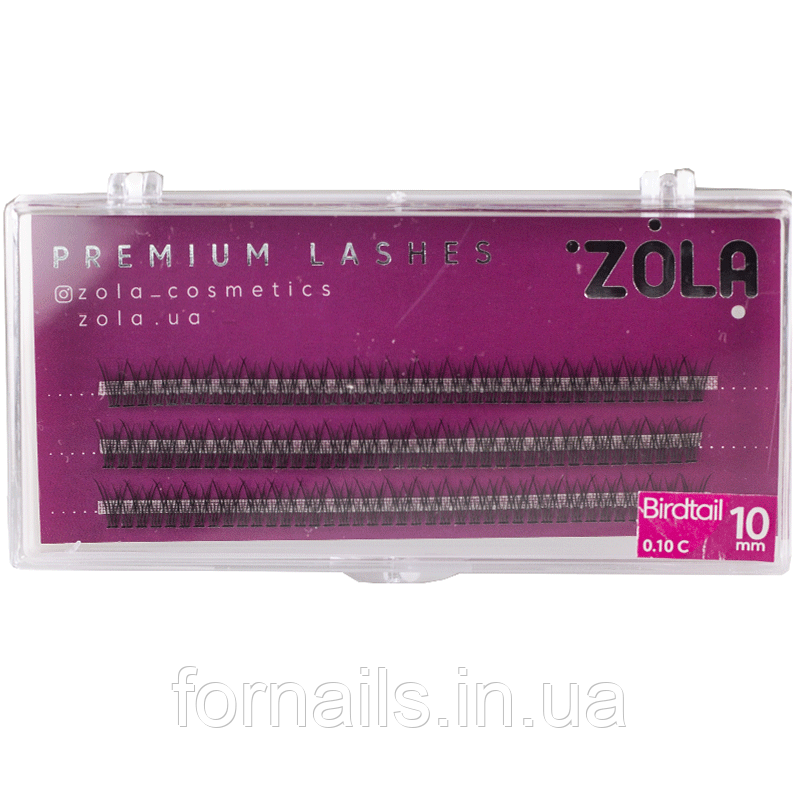 ZOLA Вії-пучки BIRDtail (10 mm), фото 1