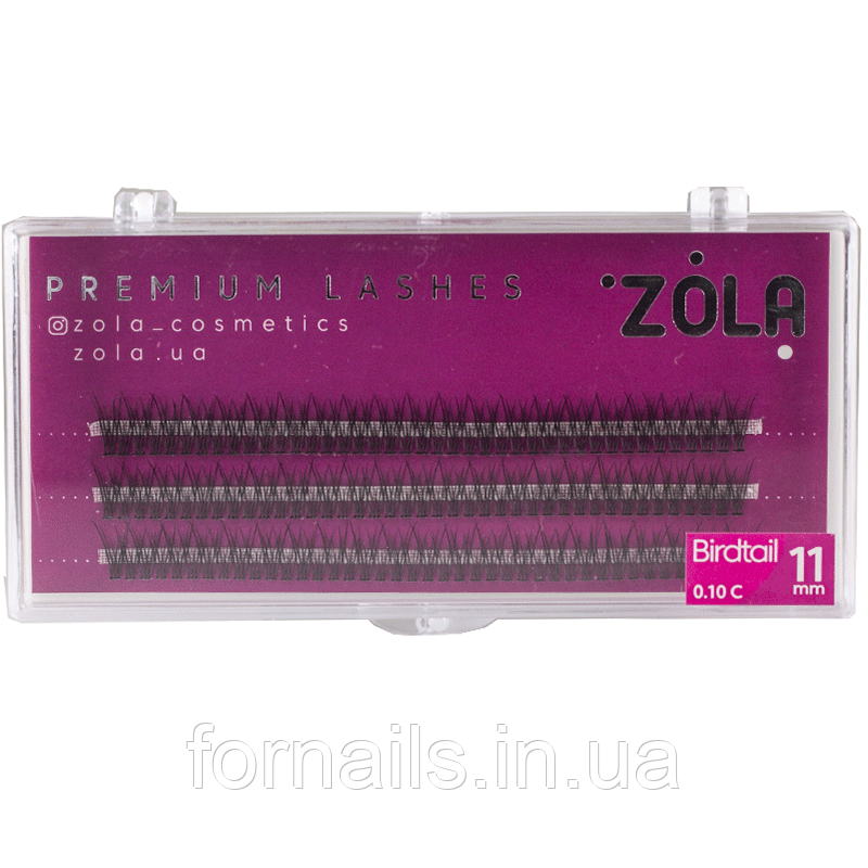 ZOLA Вії-пучки BIRDtail (11 mm), фото 1