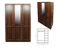 Шафа №103 ( з комбінованими фасадами, з дзеркалом)