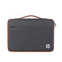 Сумка для ноутбука или документов 15,6" hp Серая с оранжевым ( код: IBN039SJ2 )