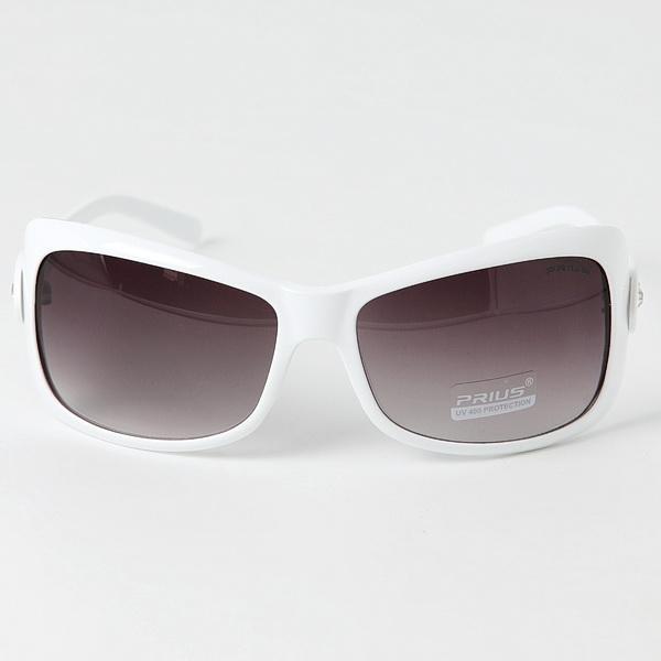 Окуляри темний пластик біла оправа 32_3_11, фото 1