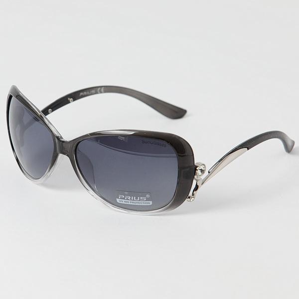 Окуляри темний пластик чорна оправа 32_3_8a3, фото 1