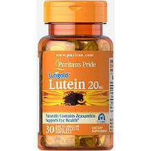 Уцінка (Терміни до 08.23) Puritan's Pride Lutein 20 mg with Zeaxanthin 30 softgels
