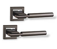 Ручки дверные для входных/межкомнатных дверей Punto CITY GR/CP графит/хром