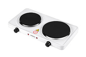 Плитка настільна Ardesto електрична, конфорок - 2, на 1кВт + 1.5кВт, керування - мех., білий Baumar - Порадуй Себе