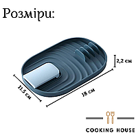 Підставка для ложок та кришок Cooking House кухонна, синього кольору, фото 3