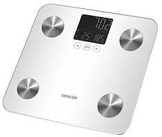 Ваги підлогові Sencor, 180 кг, AAAx3, скло, білий Baumar - Порадуй Себе