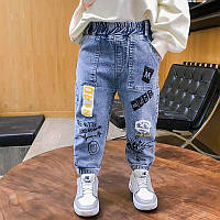 Стильные джинсы на мальчика рр 90-130 Джинсы на мальчика