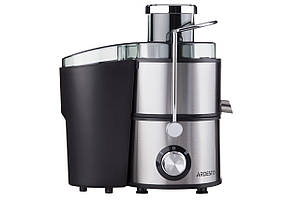 Соковитискач Ardesto відцентрований 1000Вт, чаша-0.5л, жмих-1.5л, пластик/метал, сріблясто-чорний Baumar - Порадуй Себе