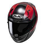 Мотошолом HJC RPHA 11 Seeze сіро-червоний, фото 3