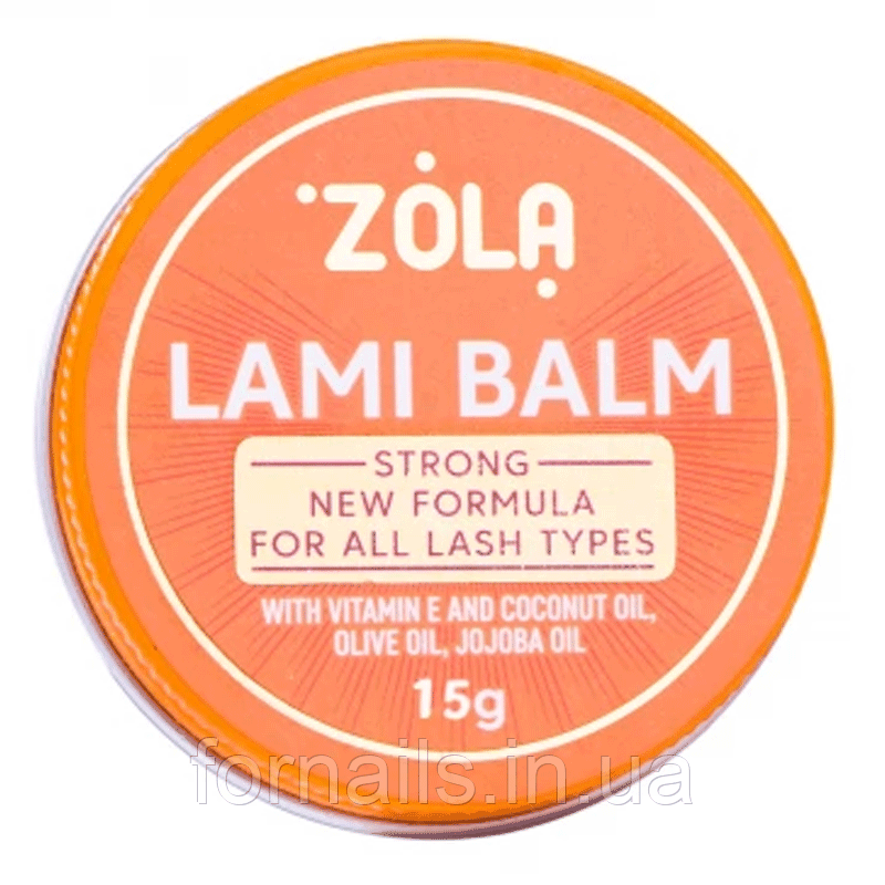 Клей для ламінування ZOLA Lami Balm Orange 15 гр., фото 1