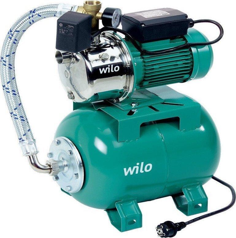 Wilo Насосна станція HWJ 301 EM, для водопостачання, бак 20 л, 2.0 м3/год, 6 бар, 1.1 кВт  Technohub - Гарант Якості
