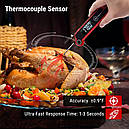 Цифровий термометр складаний для м'яса, молока, овочів тощо ThermoPro TP620 (-50 °C... 300 °C) IP65 з магнітом, фото 7