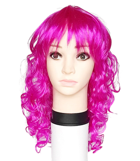 Перука кучерявий фіолетовий (55 см), фото 1