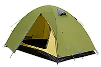 Двухслойная туристическая палатка для троих Двухслойные палатки 3-местные Tramp с тамбуром для кемпинга
