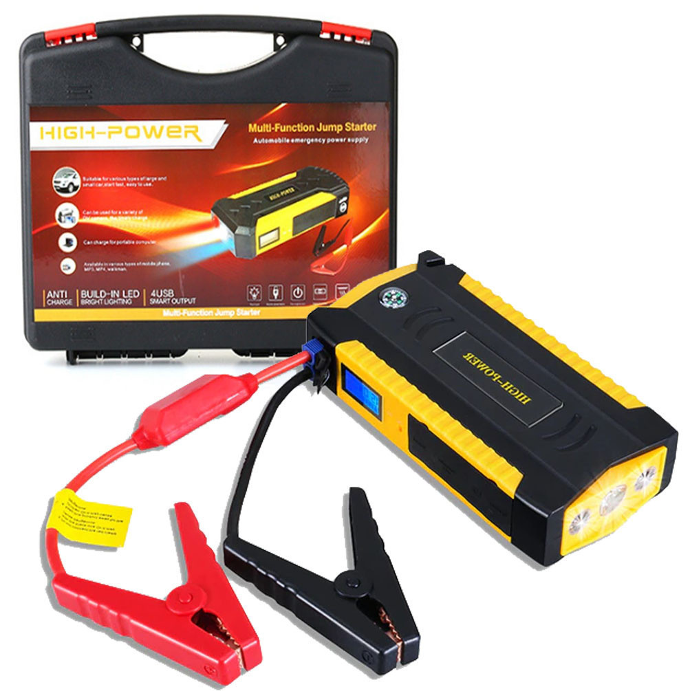 Автомобільний пусковий пристрій Jump Starter TM19D 88000 мАг з ліхтариком | ПЗП для машини | Авто бустер