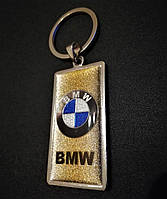 Автомобільний брелок BMW (металевий зі вставкою)