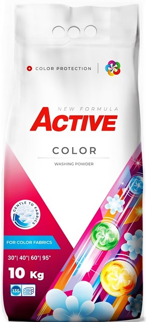 Пральний порошок для кольорових речей Active Color 10 кг