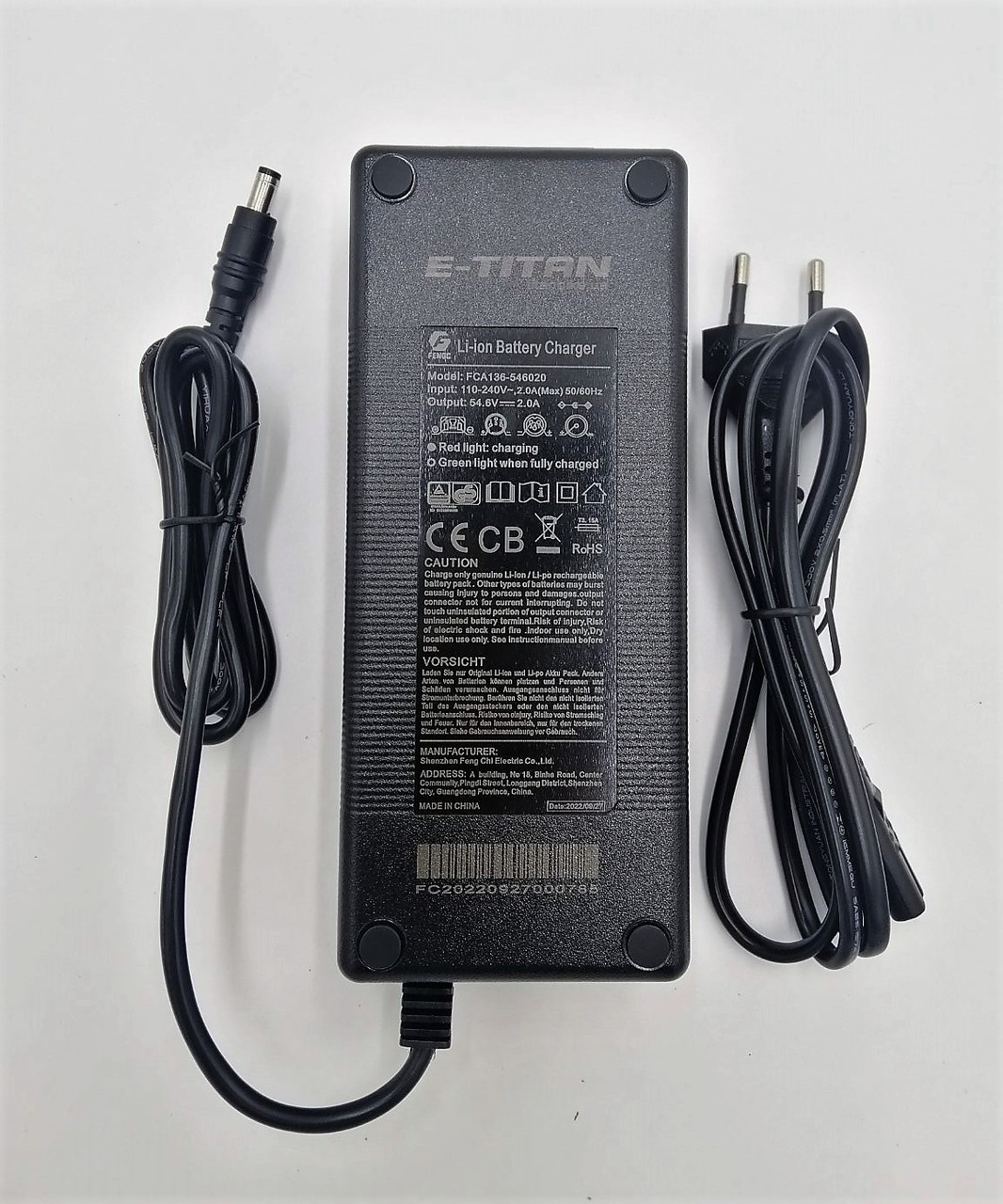 Велонабор E-TITAN Li-ion 36V 13.5Ah зарядка 36V/500W Li-ion передний - фото 9 - id-p1883438989