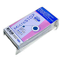 Крафтпакети з індикаторами для стерилізації інструментів Microstop, IV класу, 60*100, 100 шт. білі