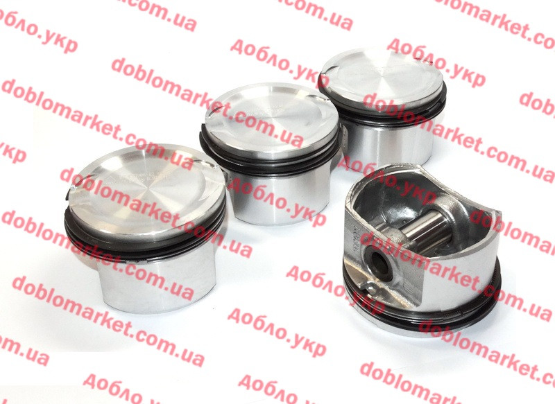 Поршні 1.2 i 8v 1 РЕМ 70.80 +0.40 Doblo 2000-2005 (c кільцями), Арт. 8770704040, 71736486, 71747780, NURAL