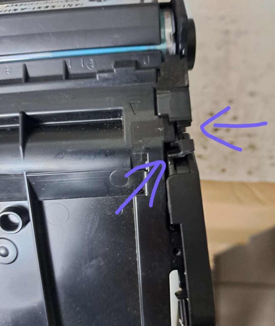 Картридж HP 59a з ПОШКОДЖЕНИМ корпусом на запчастини, фото 1