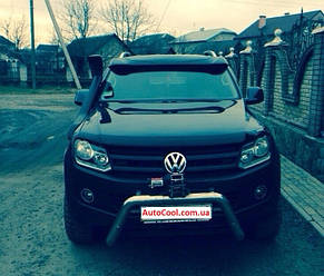 Козирок спойлер лобового скла сонцезахисний Volkswagen Amarok 2010+ Амарок