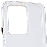 Чохол TPU+PC Clear 2.0 mm metal buttons для Xiaomi Poco F5 / Note 12 Turbo Прозорий, фото 2