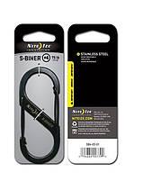 Карабін Nite Ize S-Biner 4 Carabiner Black, фото 3