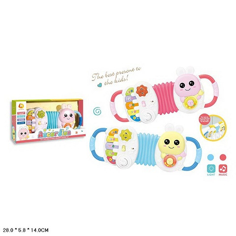 Розвивальна музична іграшка 2 в 1, 2 кольори мікс, батарейки, звуки, мелодії