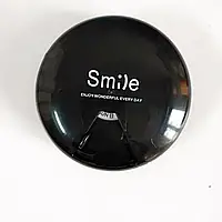 Карманная таблетница органайзер для таблеток Smile 1 неделя 7 ячеек Черный