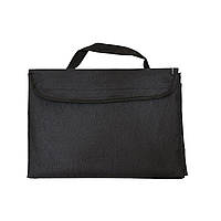 Коврик плед Outdoor VS Thermal Eco Bag чорного кольору, складний