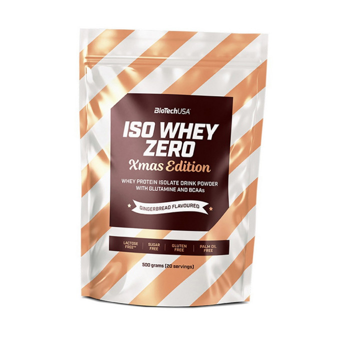 Ізолят сироваткового білка BioTech Iso Whey Zero Xmas Edition 500г