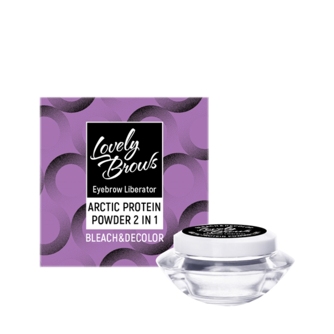 Eyebrow Liberator 2 in 1 Lovely Brows Арктична протеїнова пудра-лібератор для освітлення брів