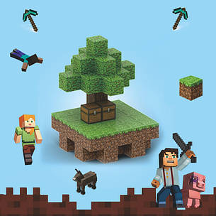 Магнітний конструктор Майнкрафт 64 деталі. Конструктор Minecraft на магніті, фото 1