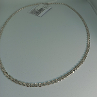 Серебряная цепочка длина 50 см вес 12.37г - красивая цепочка из серебра 925 пробы