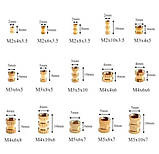 Гайки закладні латунні, 420 шт., фото 3