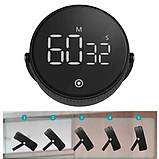 Таймер кухонний із цифровим LED-дисплеєм F1 90 дБ, магнітний секундомір, фото 2