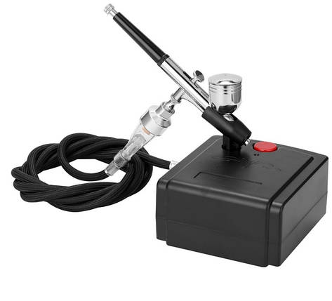 Аерограф HD-130 0.3 мм із компресором TC-100, набір для аерографії, фото 2