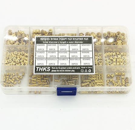 Гайки закладні латунні, 420 шт., фото 2