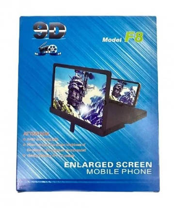 Збільшувач екрана телефона Enlarged screen 9D F8, чорний, фото 3