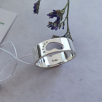 Серебряное женское кольцо Ножка - женское кольцо из серебра 925 пробы