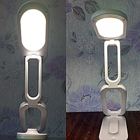 Настольная лампа LED с аккумулятором работает без розетки - аварийный светодиодный светильник-трасформер